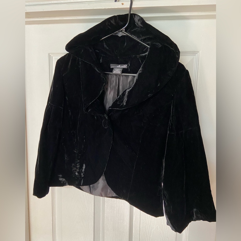 Willi Smith Black Cape Jacket